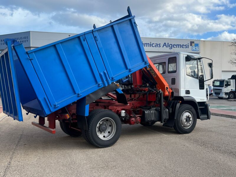 CAMION IVECO EUROCARGO BASCULANTE Y GRUA PALFINGER PK8500 - Imagen 21