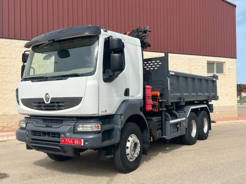 CAMION RENAULT KERAX 6X4 BASCULANTE Y GRUA - Imagen 5