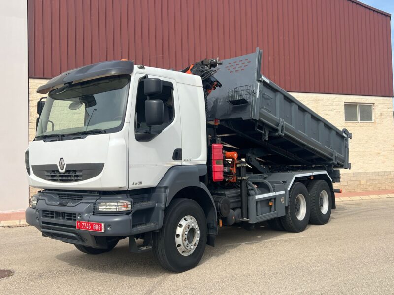 CAMION RENAULT KERAX 6X4 BASCULANTE Y GRUA - Imagen 6