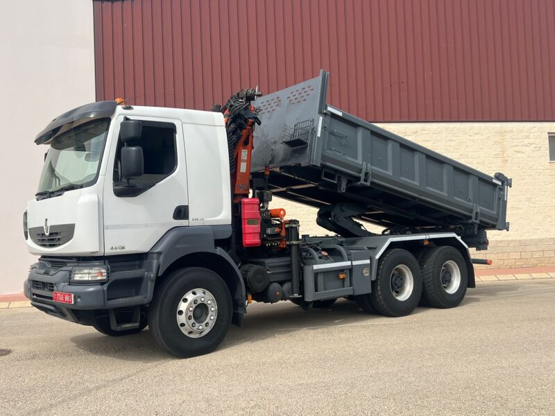 CAMION RENAULT KERAX 6X4 BASCULANTE Y GRUA - Imagen 7