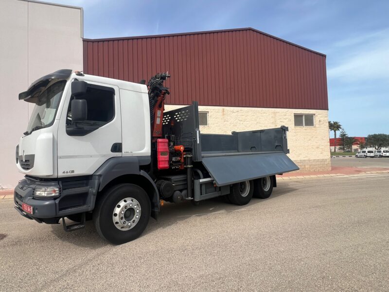 CAMION RENAULT KERAX 6X4 BASCULANTE Y GRUA - Imagen 19