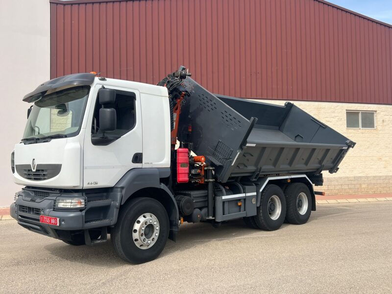 CAMION RENAULT KERAX 6X4 BASCULANTE Y GRUA - Imagen 21