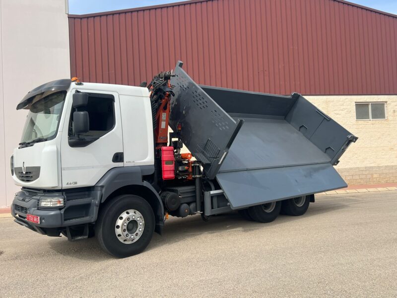 CAMION RENAULT KERAX 6X4 BASCULANTE Y GRUA - Imagen 23