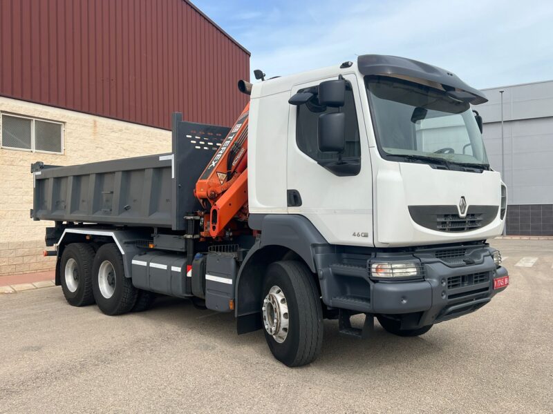 CAMION RENAULT KERAX 6X4 BASCULANTE Y GRUA - Imagen 34