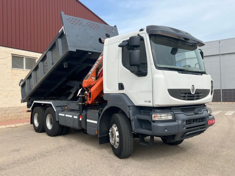 CAMION RENAULT KERAX 6X4 BASCULANTE Y GRUA - Imagen 35