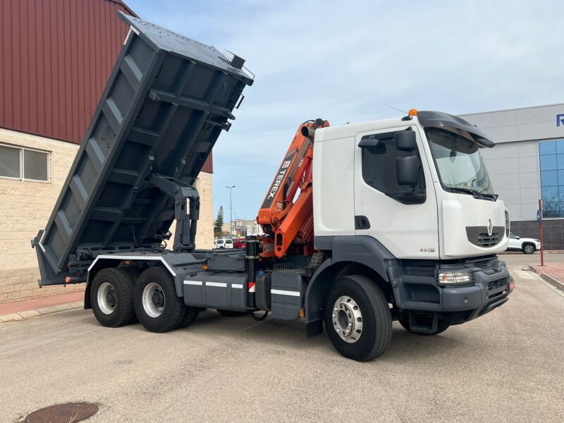 CAMION RENAULT KERAX 6X4 BASCULANTE Y GRUA - Imagen 38
