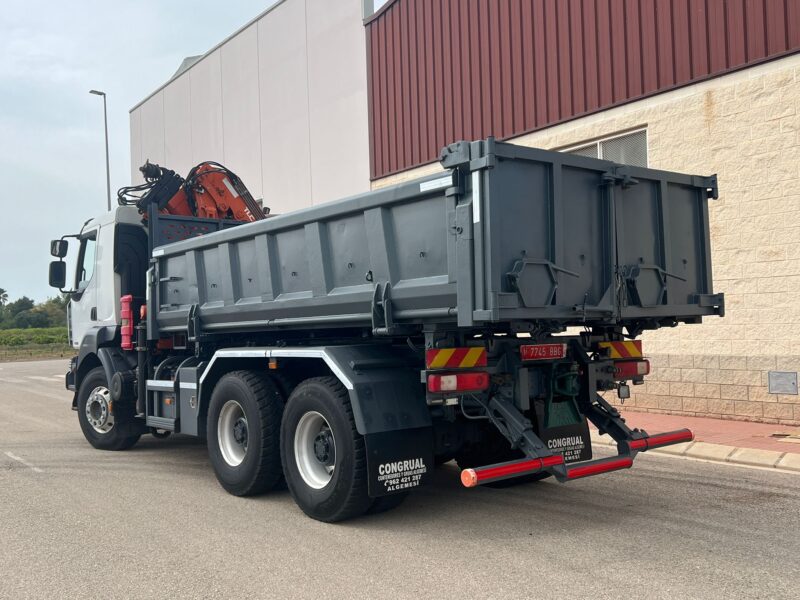 CAMION RENAULT KERAX 6X4 BASCULANTE Y GRUA - Imagen 48
