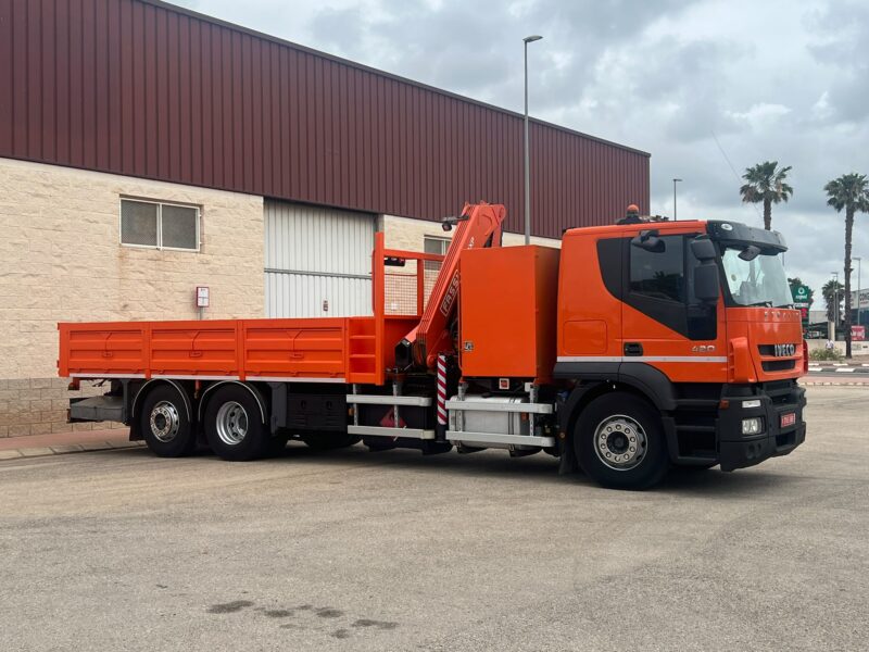 IVECO STRALIS 420CV CON GRUA FASSI F150A.23 CON RADIOMANDO - Imagen 3