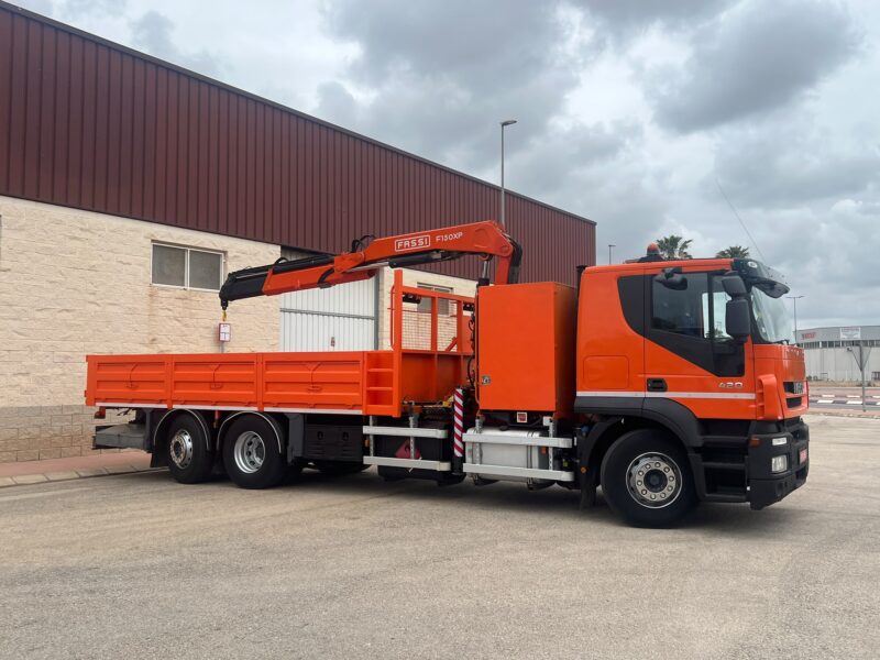 IVECO STRALIS 420CV CON GRUA FASSI F150A.23 CON RADIOMANDO - Imagen 16