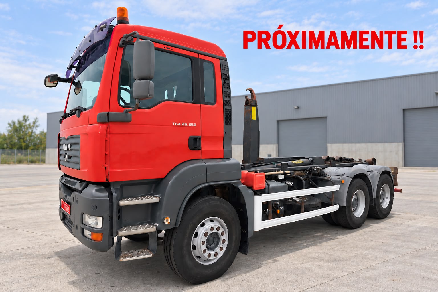 MAN TGA 26.360cv 6X4 GANCHO PORTACONTENEDORES